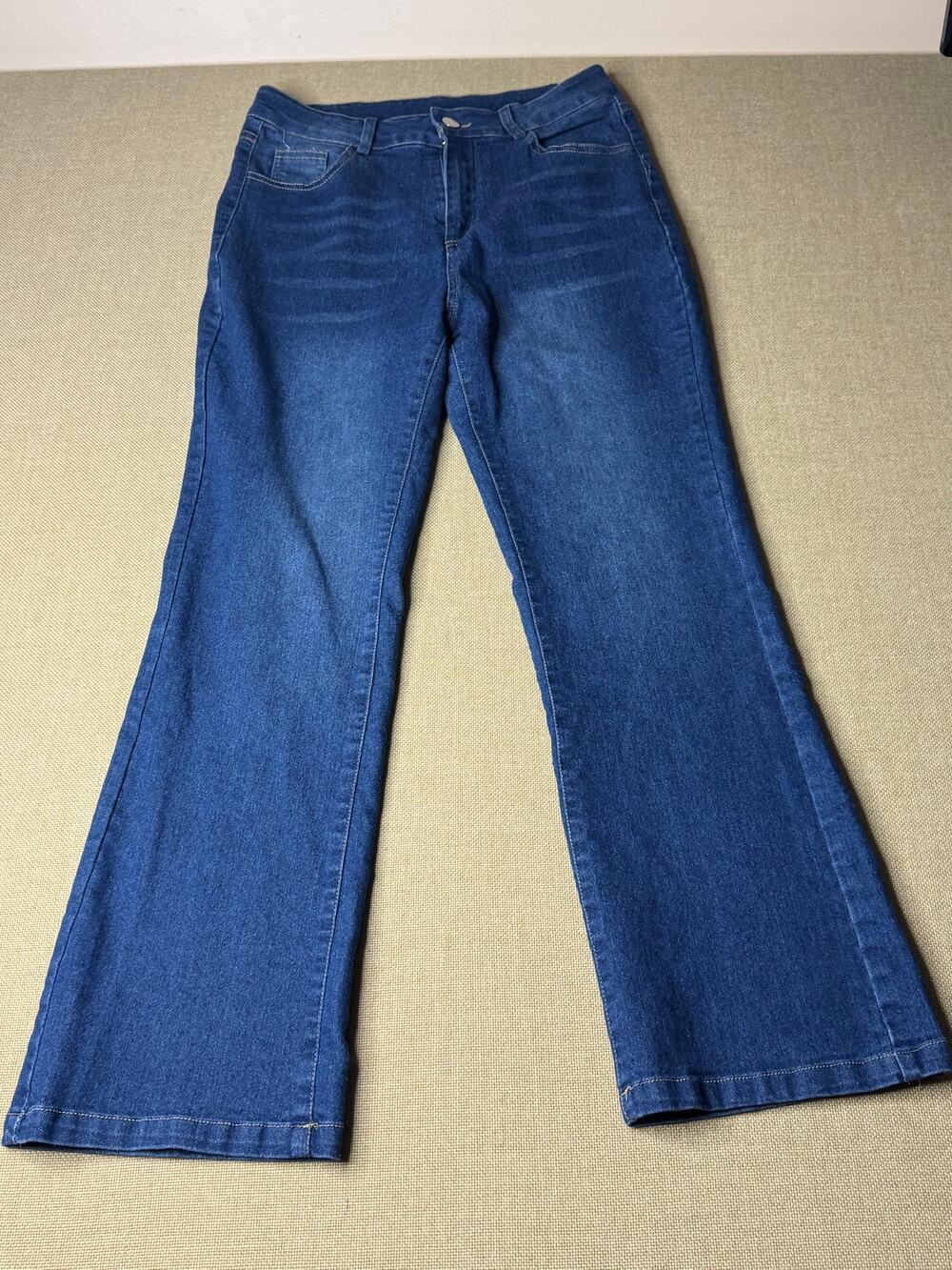 JFS Women’s Size 23 Blue Flare Jeans Stretch Denim Y2K Bootcut